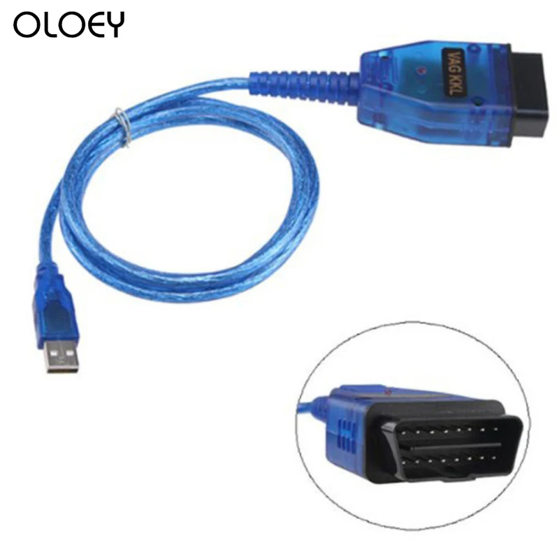 Интерфейсный кабель USB Vag Com для автомобиля диагностический сканер KKL VAG COM 409 1 OBD2 II