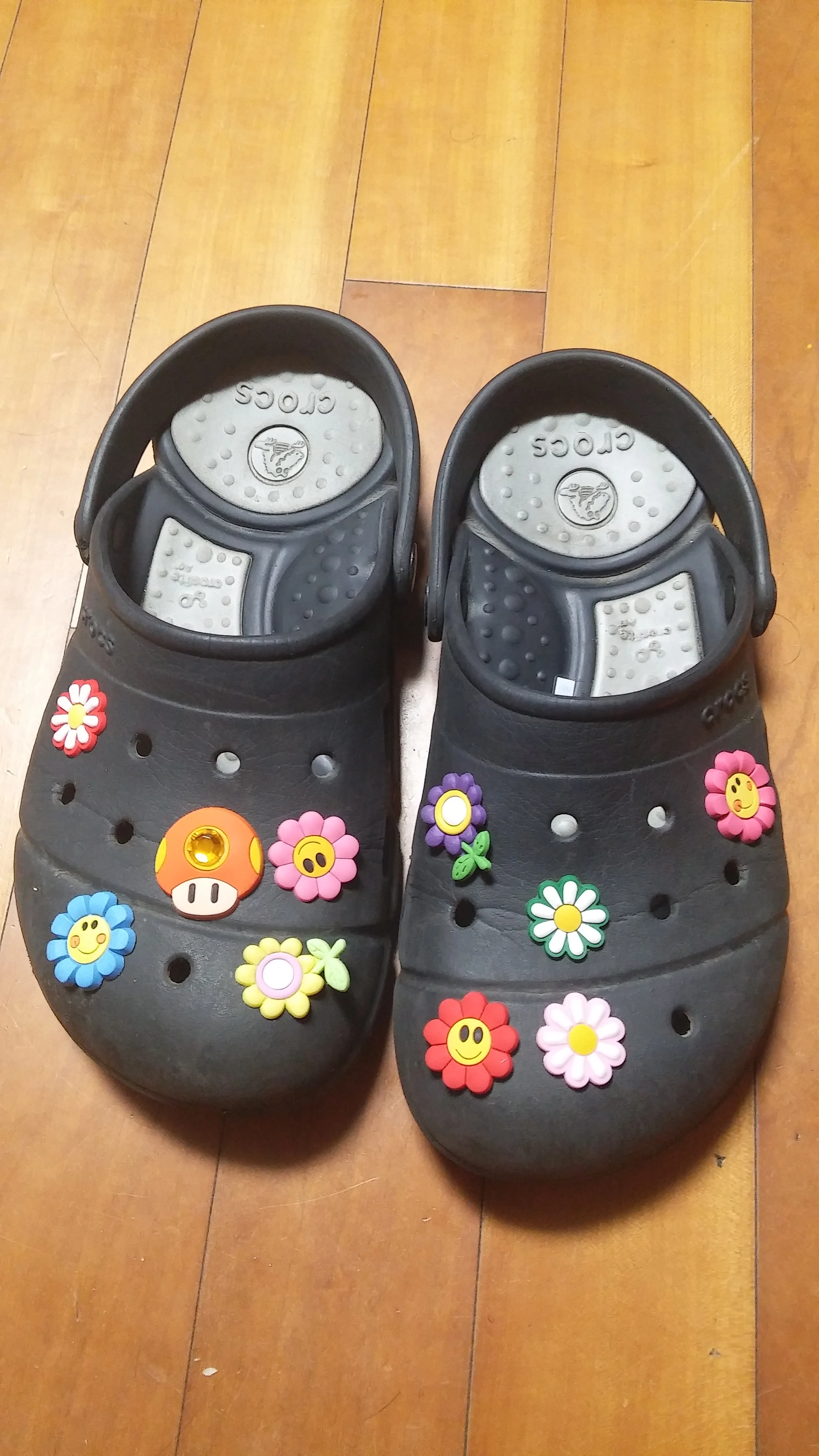 1 шт. милые цветы ПВХ обуви шармы украшения подходят браслеты Подсолнух розовые