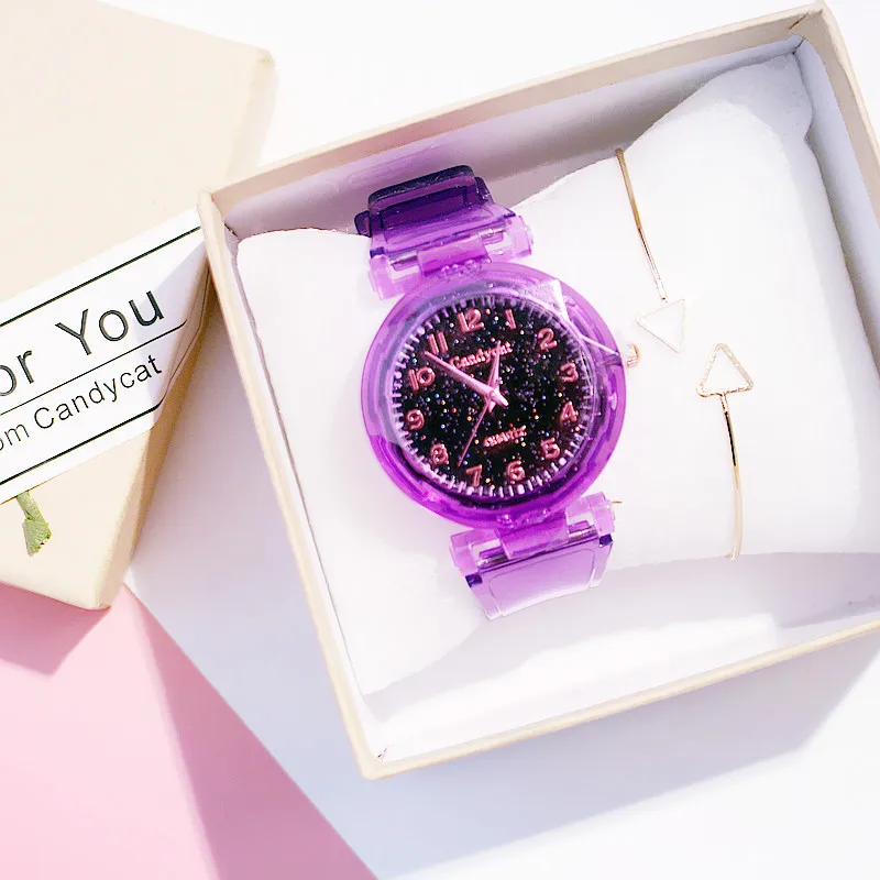 Женские часы женский браслет подарочный набор в коробке женские кварцевые со