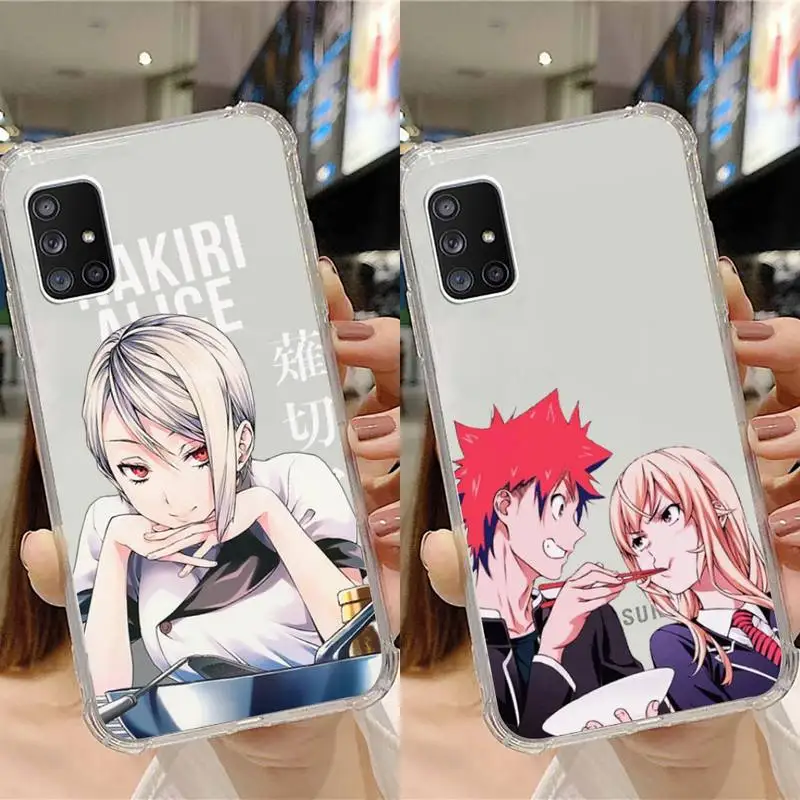 

Shokugeki No Soma Phone Case Transparent For Samsung Note A 7 8 9 10 20 50 51 71 90 20 11 81 e LITE Ultra PRO Soft Clear coque