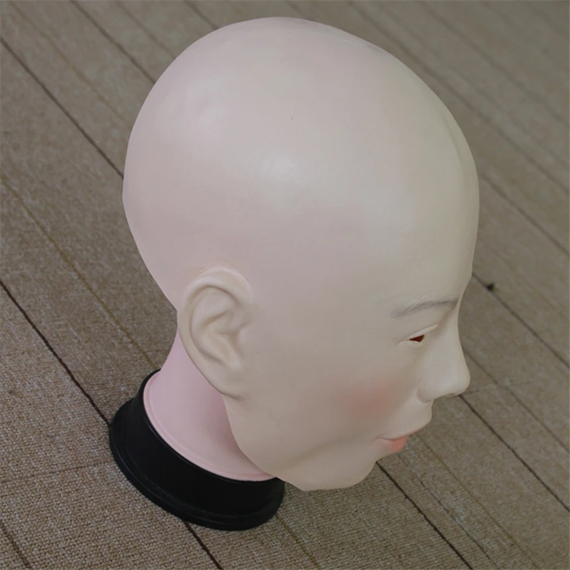 Лысый голова латексные маски фильм женский косплей аниме костюм реквизит