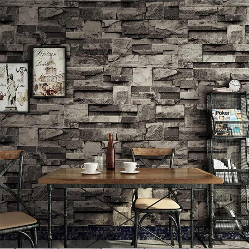 Обои китайские с имитацией мрамора кирпич 3d обои | Строительство и ремонт