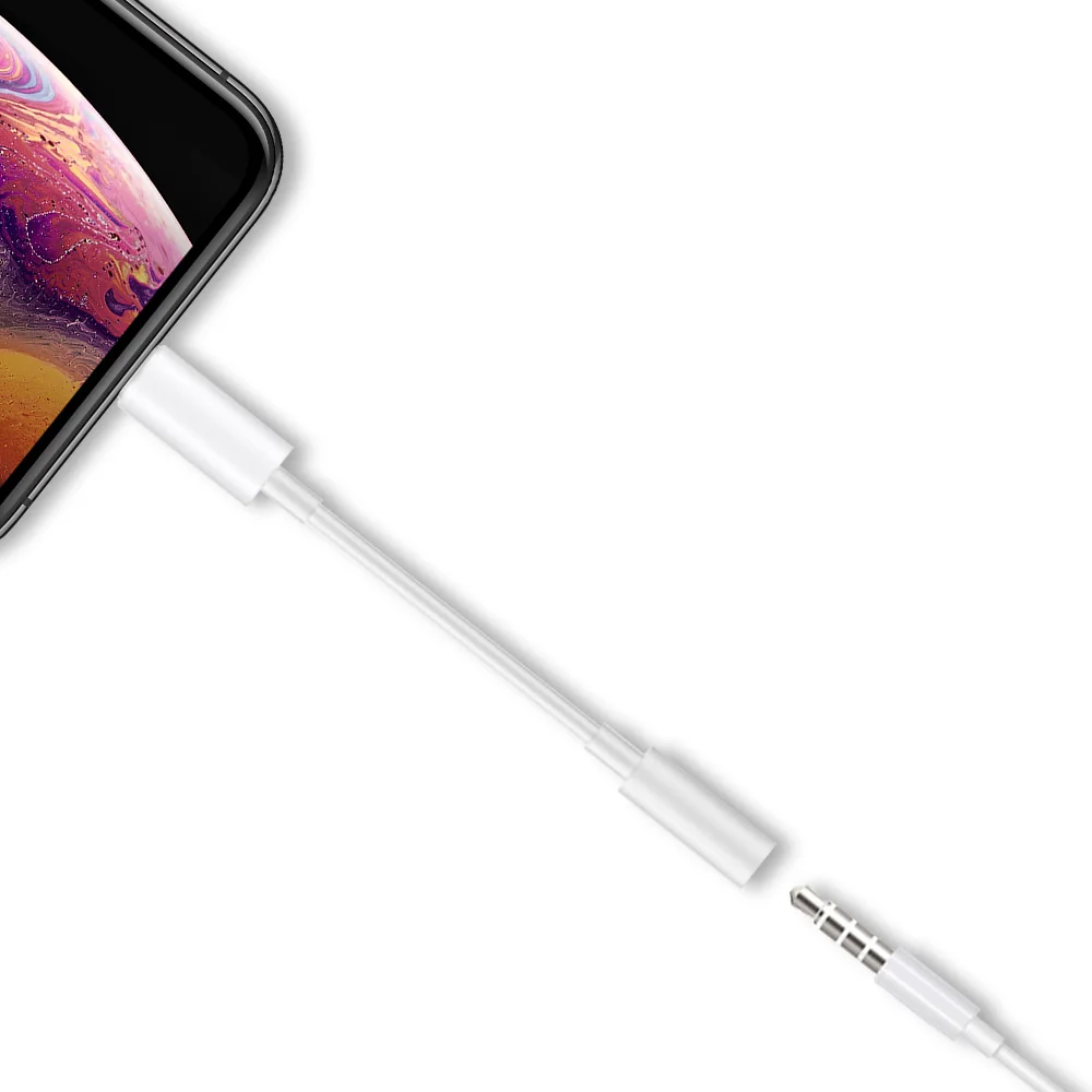 IOS Syetem адаптер для наушников IPhone 7/8/X/XS 3 5 мм Lightning вспомогательный аудио разъём
