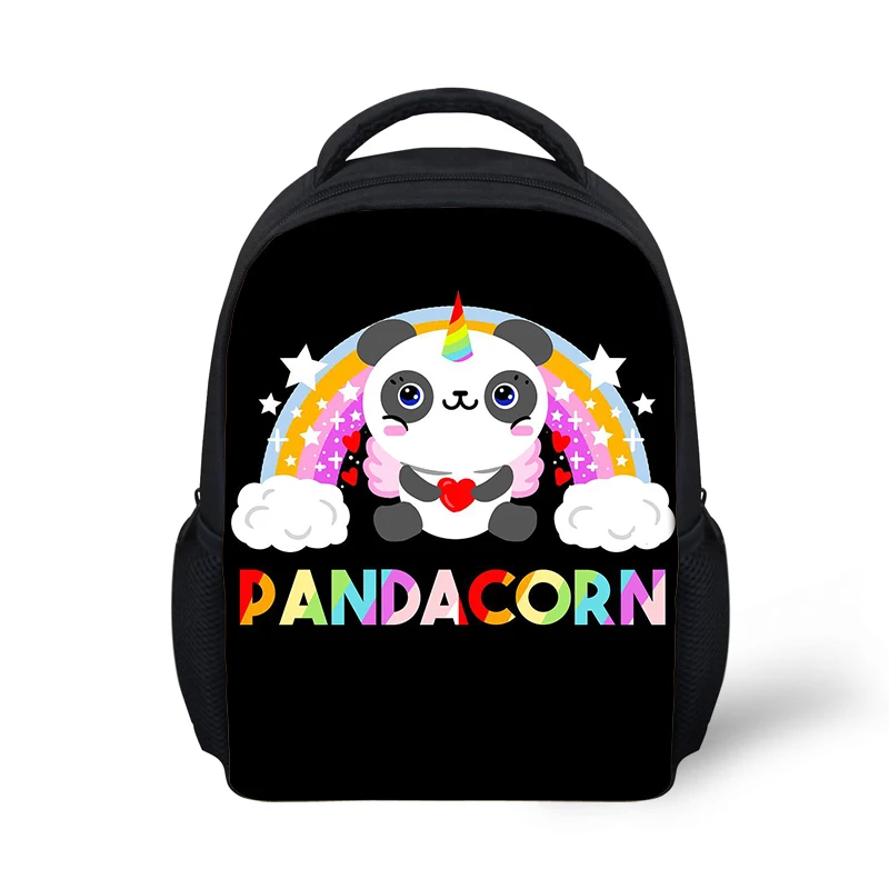 Kindergarten Kids Backpack Panda Unicorn Pattern Babies School Book Bags Cartoon Anime Designer Boys Girls Small Bags