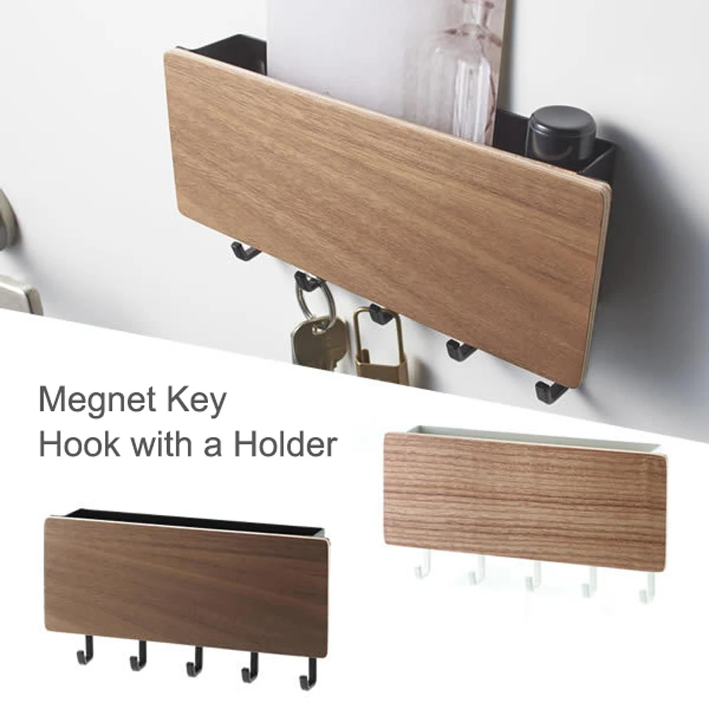 Настенная деревянная декоративная настенная полка коробка для хранения мелочей