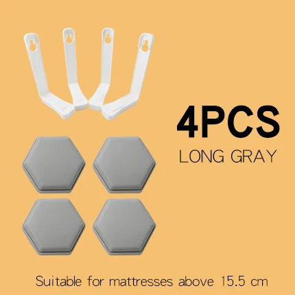 long 4PCS gray 4 шт./компл. Кровать Зажим для листов простыня застежка ремня матрас Non-slip Стёганое одеяло простынь держатели вышлите ваш заказ прямо к этому поставщику крепежные скобы для диван-кровать - Цвет: long 4PCS gray