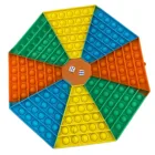 Большая игрушка-фиджет Pop It, радужная шахматная доска, Поппер пузырьков, сенсорные игрушки для родителей и детей, интерактивная игра для времени