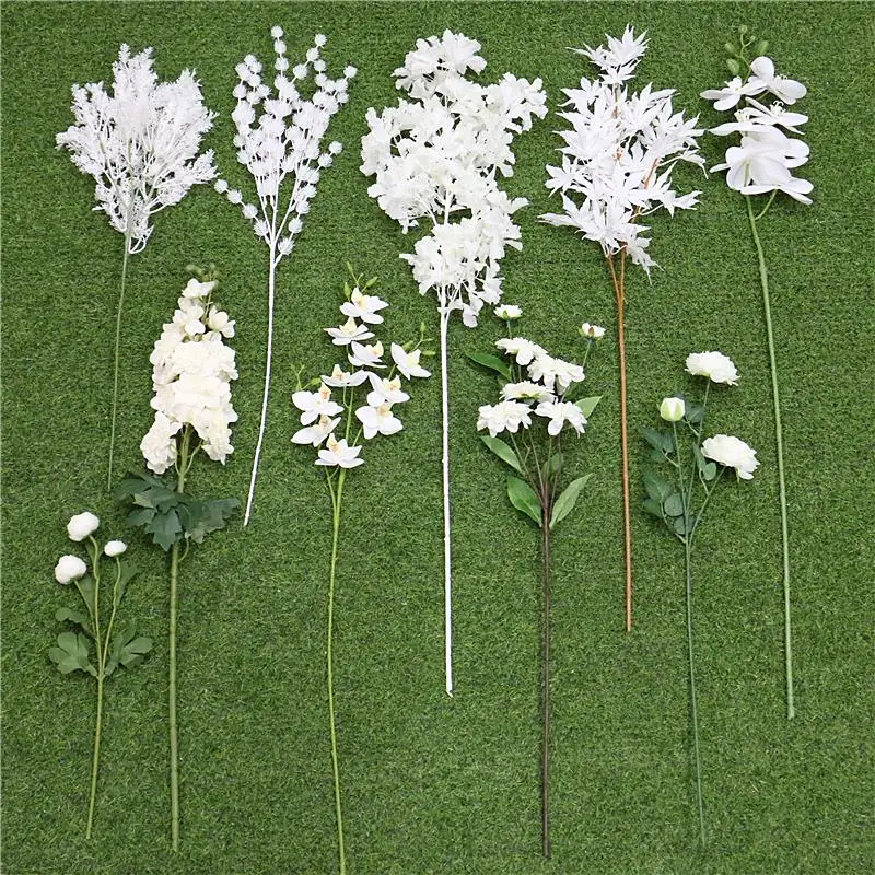 декор для дома тычинки Цветы искусственные Высокое качество белая серия