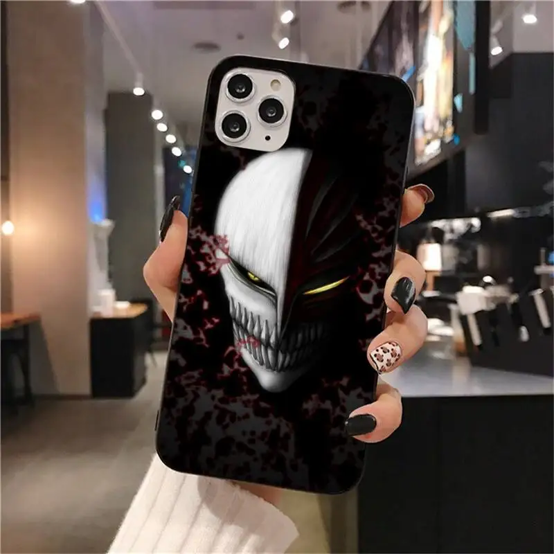Чехол для телефона Bleach Аниме Ичиго Куросаки iphone 12 pro max 11 XS MAX 8 7 6 6S Plus X 5S SE 2020 XR чехол