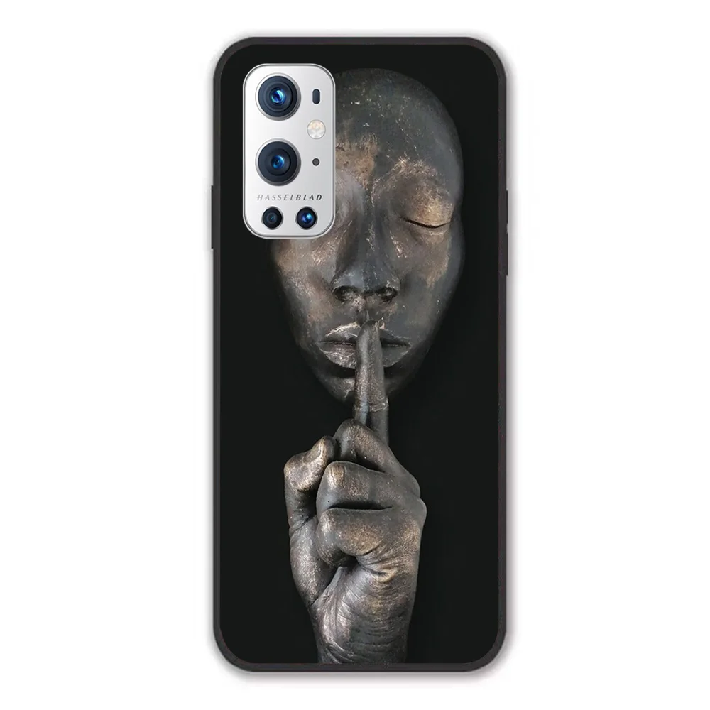 

For OnePlus Be Still & Know Soft TPU Border OnePlus 7 7T 7Pro 8 8T 8Pro 9 9Pro Case