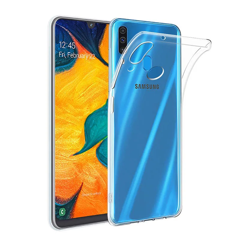 

Full Protective Phone Cases for Samsung Galaxy M10 M20 M30 Back Cover Slim Thin Soft TPU Clear Silicone Gel M 10 20 30 Shell Bag