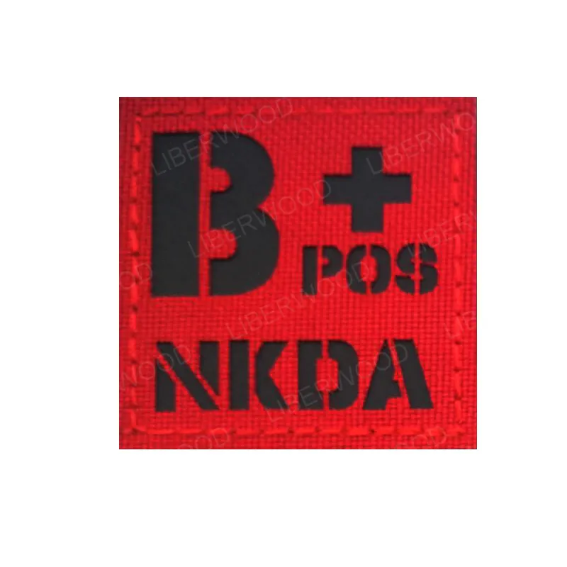 Инфракрасный ИК-патч типа крови A + B O AB POS положительный NKDA не известный