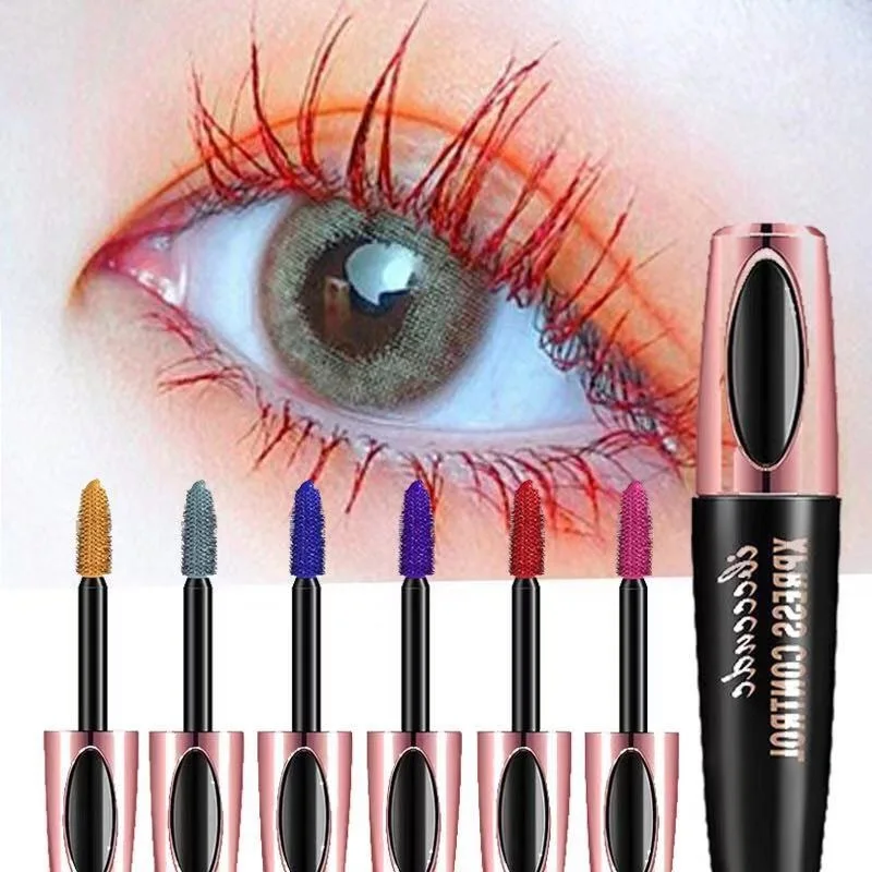 Новинка макияж для глаз 4d Цвет тушь ресниц длинная водонепроницаемая 3d