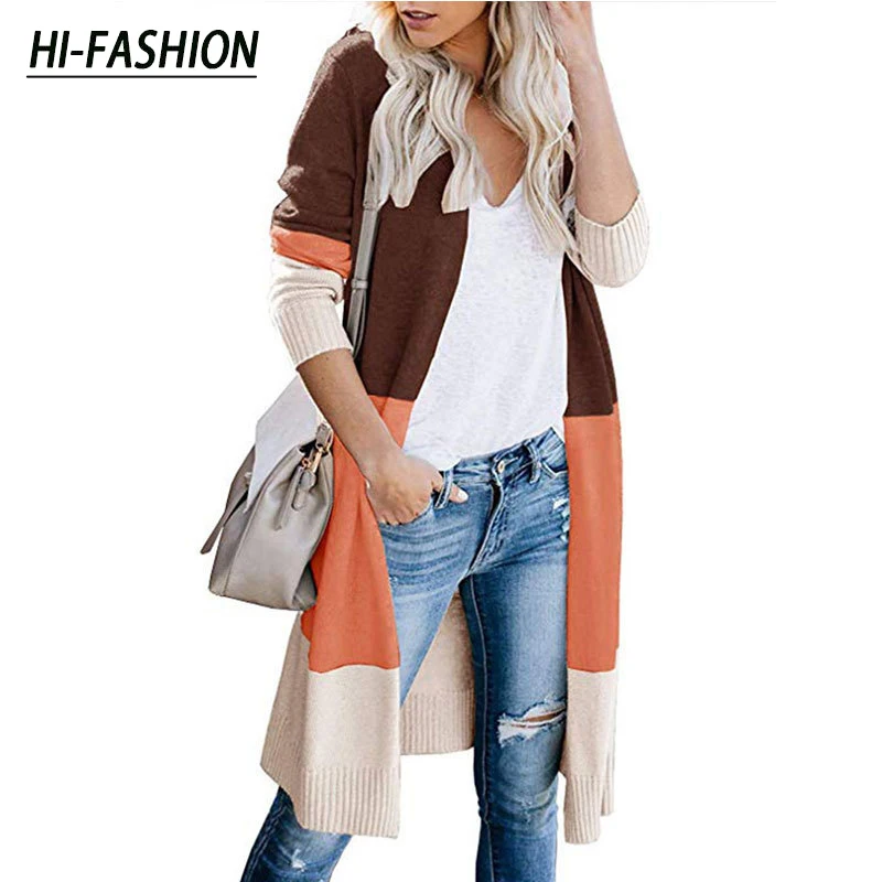 Для женщин свитер кашемировая куртка средней длины вязаная 2021 размера плюс