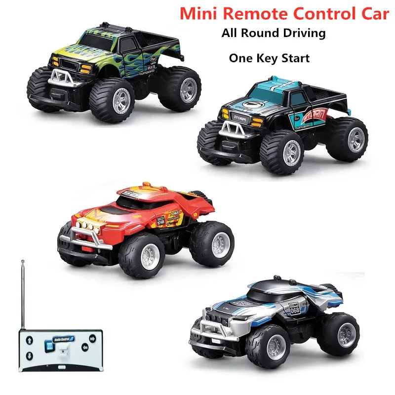 

Electric High Speed 2.4G RC Drift Racing Car Mini Size Radio Control Car Toy One Key Start off Load Climbing Car Vehical Boy Toy