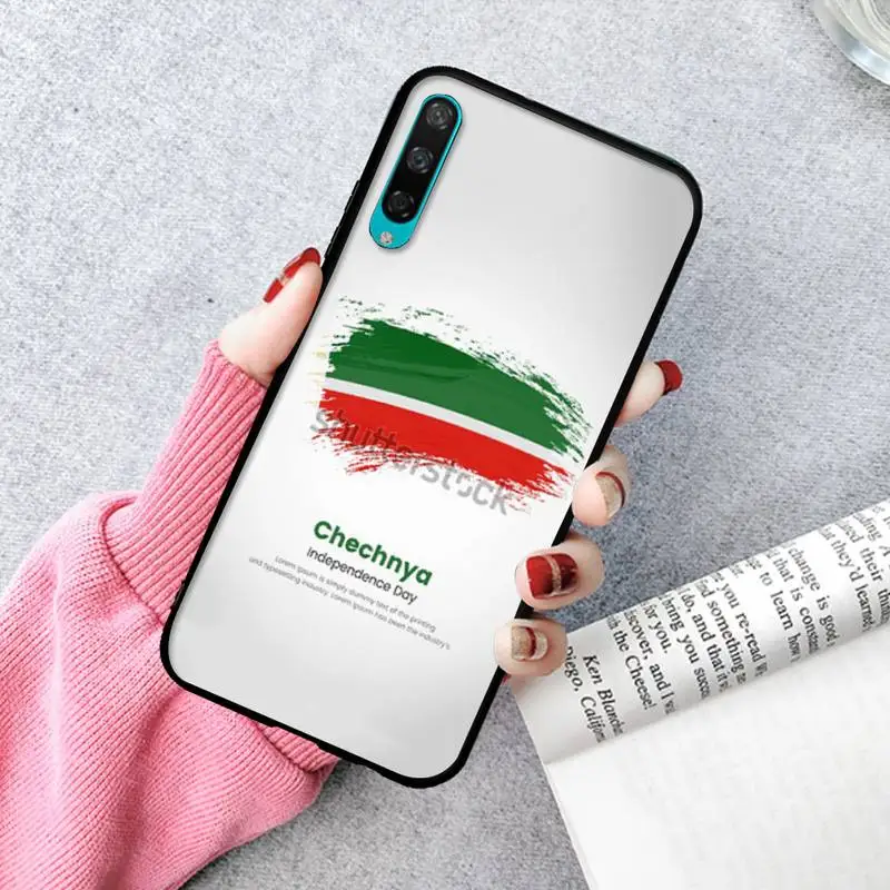 

Chechnya National Flag Chechen Phone Case For Huawei P20 30 40 Pro Mate 20x 30 40 Pro Nova6 7 Honor 9X 10