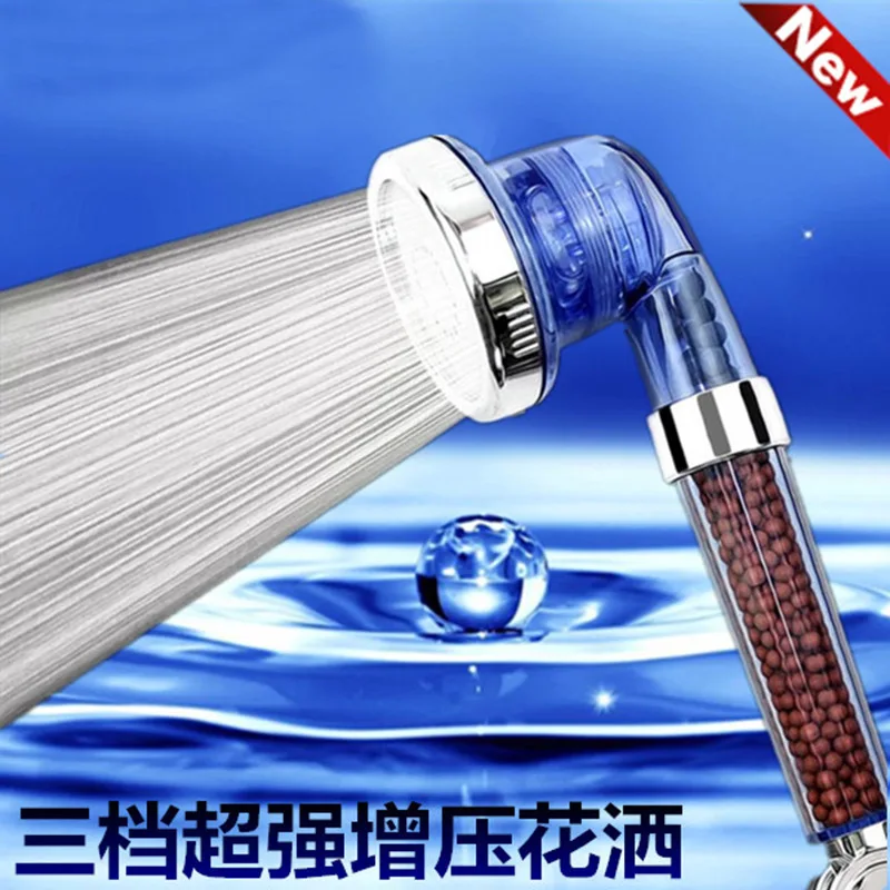 Регулируемый душевой душ с отрицательными ионами для гидротерапии