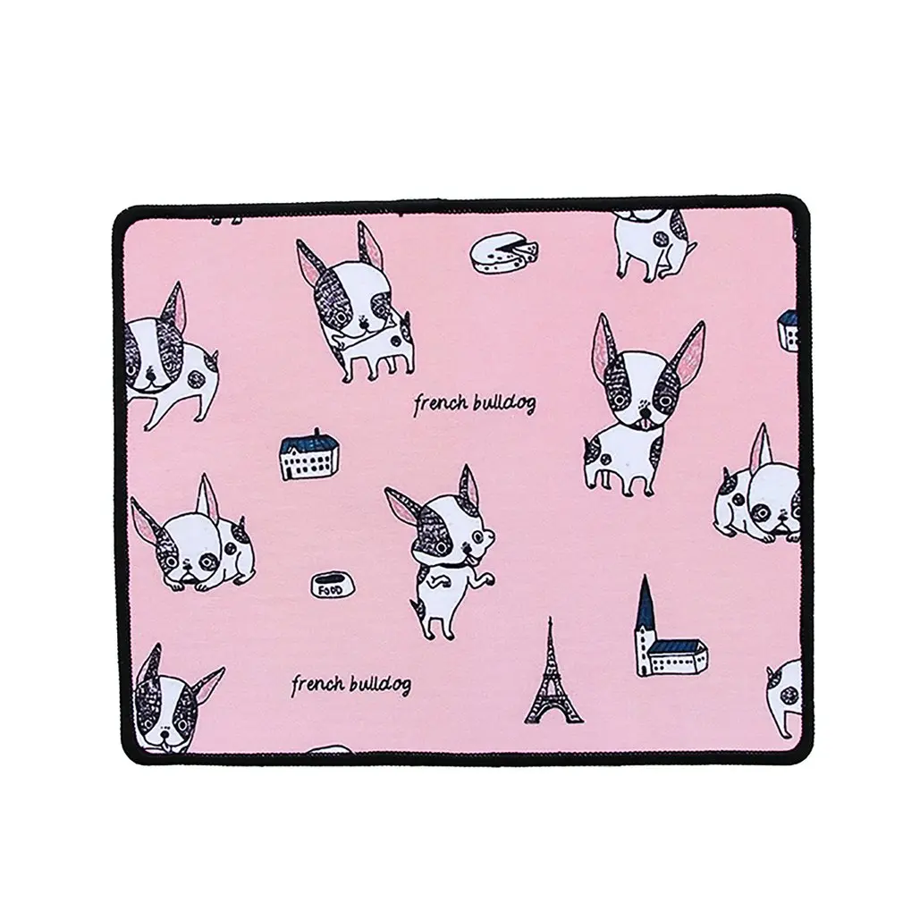 Мультяшный анимационный резиновый коврик для мыши игровой фиксирующий край