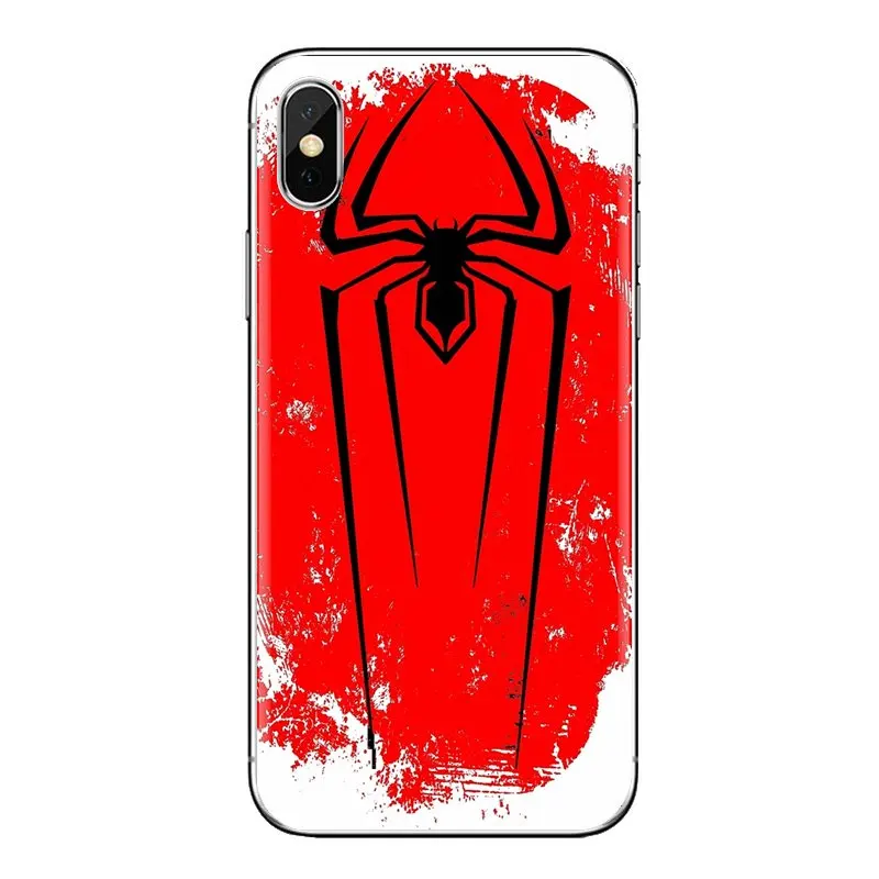 Comics superhoreos Spiderman для samsung Galaxy S2 S3 S4 S5 MINI S6 S7 edge S8 S9 Plus Note 2 3 4 5 8 Coque Fundas TPU чехол сумка |