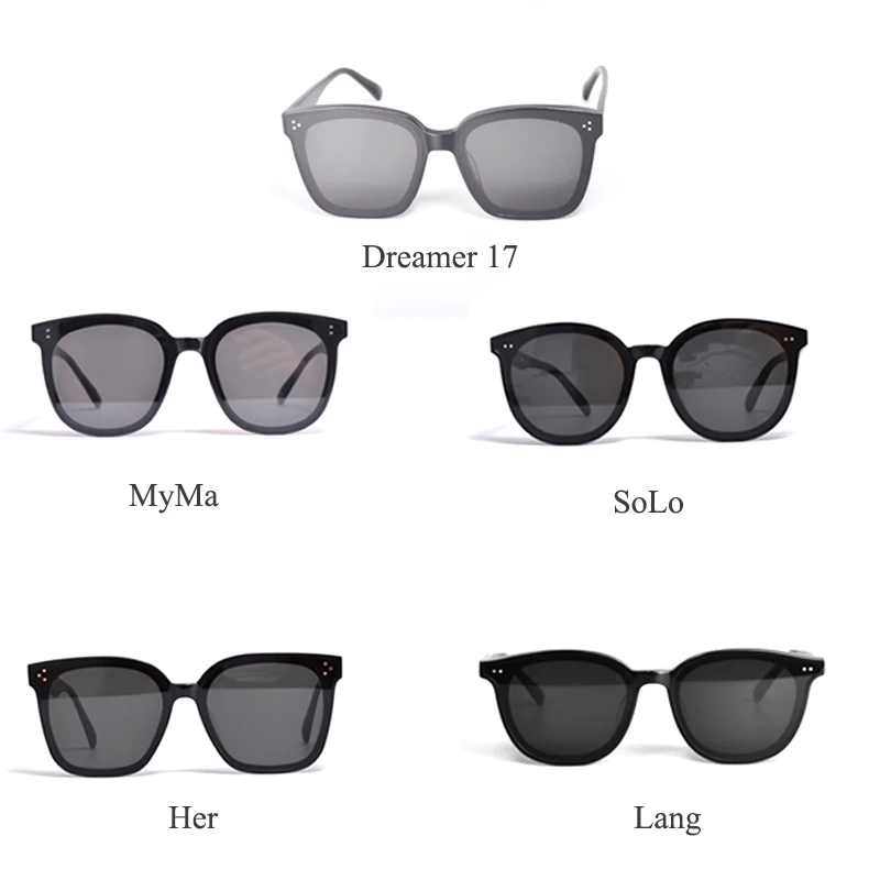 

Korean news 5 Style GENTLE sunglasses Her Dreamer 17 solo Acetate Polarized UV400 Sun glasses MONSTER lang myma for women men