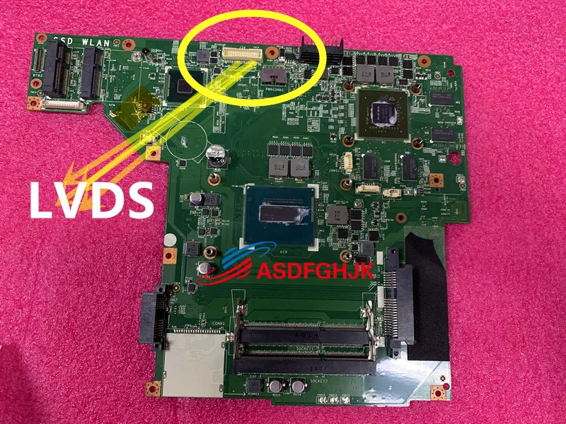 Материнская плата для ноутбука MSI GE60 GP60 с процессором и графическим GTX950M |