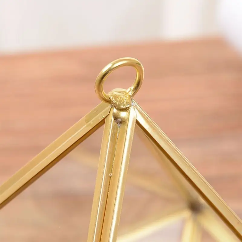 

Decorative Jewelry Chest Geometric Terrarium Geometric Diamond Desktop Garden Planter