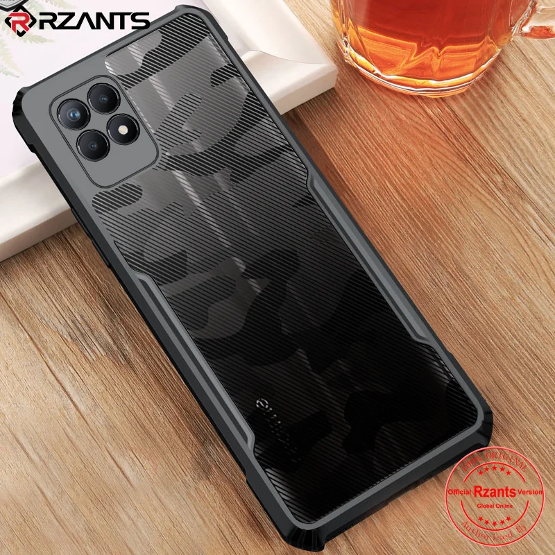 

Rzants For OPPO Realme 8i 8s 8 Pro Case Camouflage Military Design Shockproof Slim Crystal Clear Cover Casing