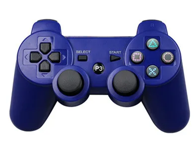 Беспроводной Bluetooth геймпад джойстик для PS3 контроллер для Playstation 3 для PS3 контроллер игровой - Цвет: Blue no box