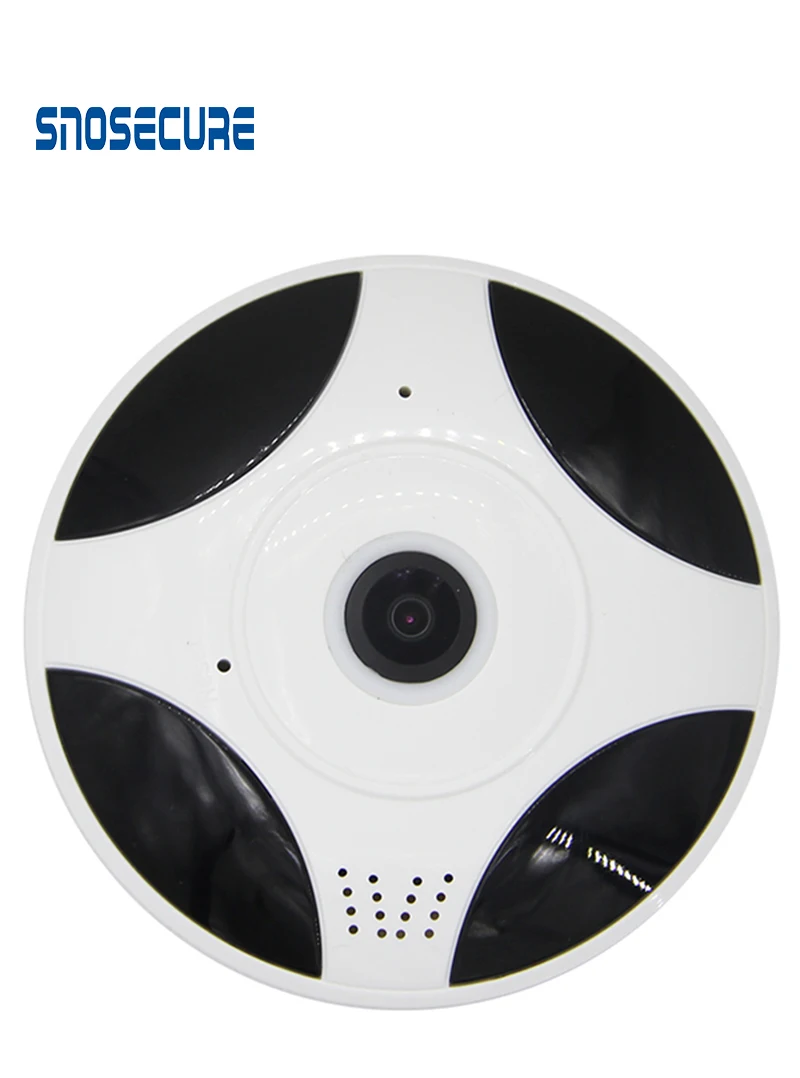SNOSECURE 360 градусов двухсторонняя аудио панорамная 1.3MP рыбий глаз Беспроводная Смарт ip-камера Домашняя безопасность