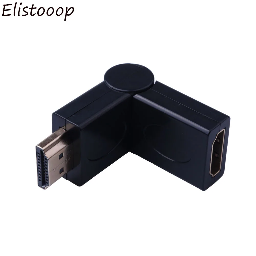 2020 HDMI папа к Женский адаптер конвертер 90 180 градусов вращения для HDTV Xbox 360 PS3