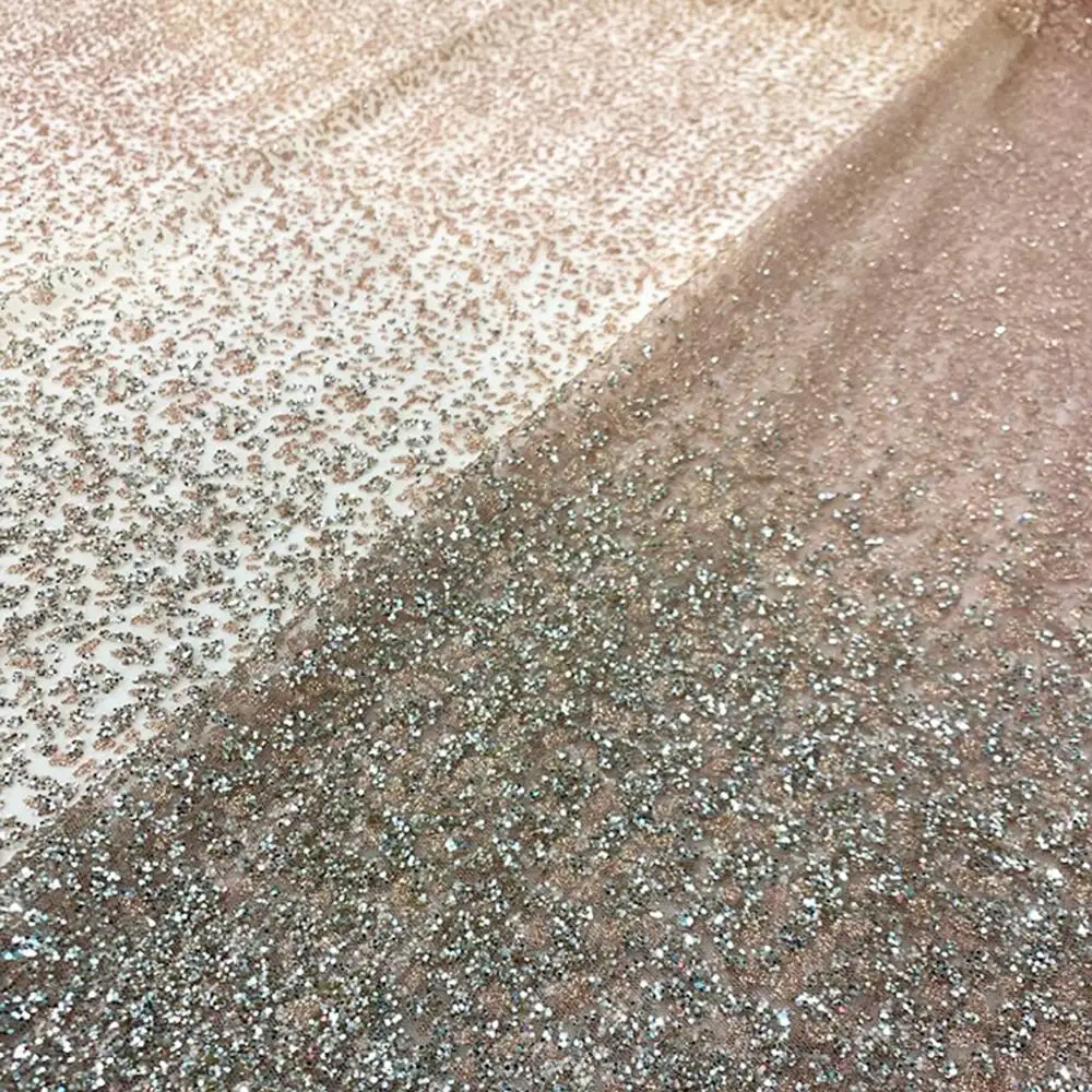 

Отлично Африканский бокал для шампанского с наклеенными блестками кружевной ткани 5 ярдов для вечерние платье Роскошные сияющие блестки тонко на свадьбу из легкой ткани с фатиновой юбкой