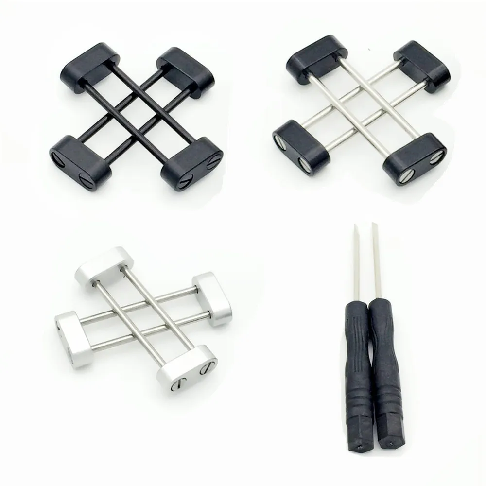 Для Suunto Core черный серебристый ремешок для часов Zulu Diver наконечники/Адаптеры Набор