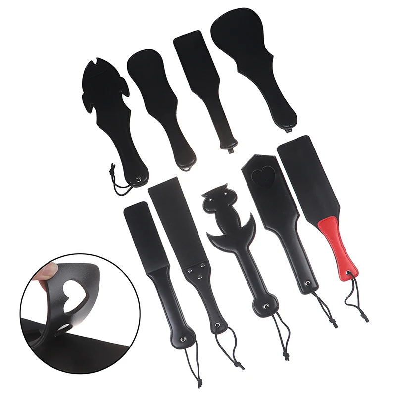 New Adult Sex Toys Roze PU Slave Bitch Set SM Verpats Me Paddle Beat Onderdanig Role Kinky Fetish Sweep Sluts Peddles | Красота и