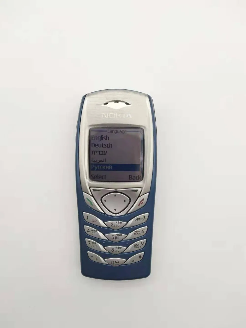 Разблокированный NOKIA 6100 дешевый GSM мобильный телефон Поддержка Многоязычный язык Восстановленный