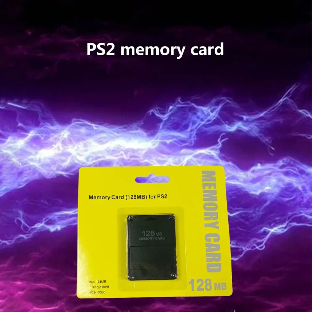 Карта памяти для PS2 8 Мб/16 Мб/32 Мб/64 МБ/128 МБ/256 МБ карты Sony Playstation 2 черная карта |