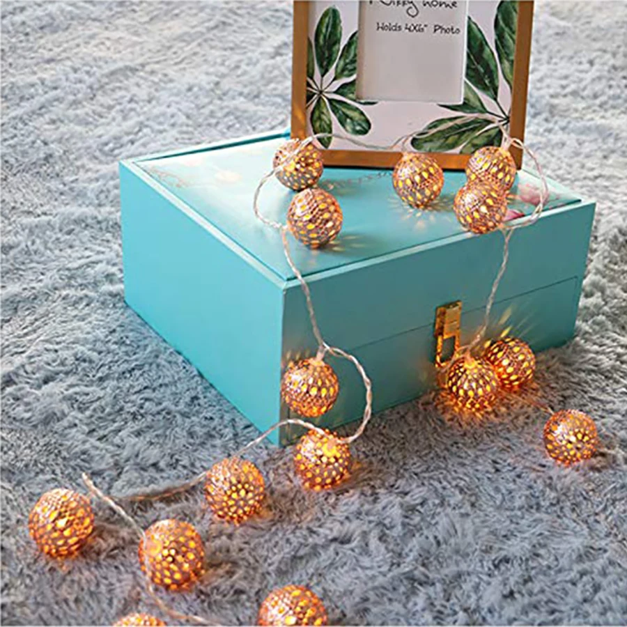 Светодиодная лента в виде марокканского шара декоративный шнурок стиле ИД