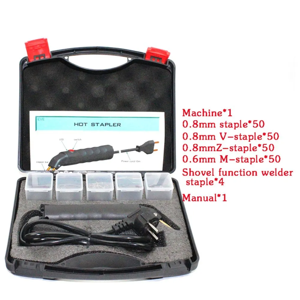 Ручной пластиковый сварочный аппарат инструменты для гаража горячий степлер