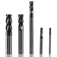 gm 4r tungsten steel 4 flute radius angle coated end mill cnc milling cutter cutting tools for metal machining profile hrc45