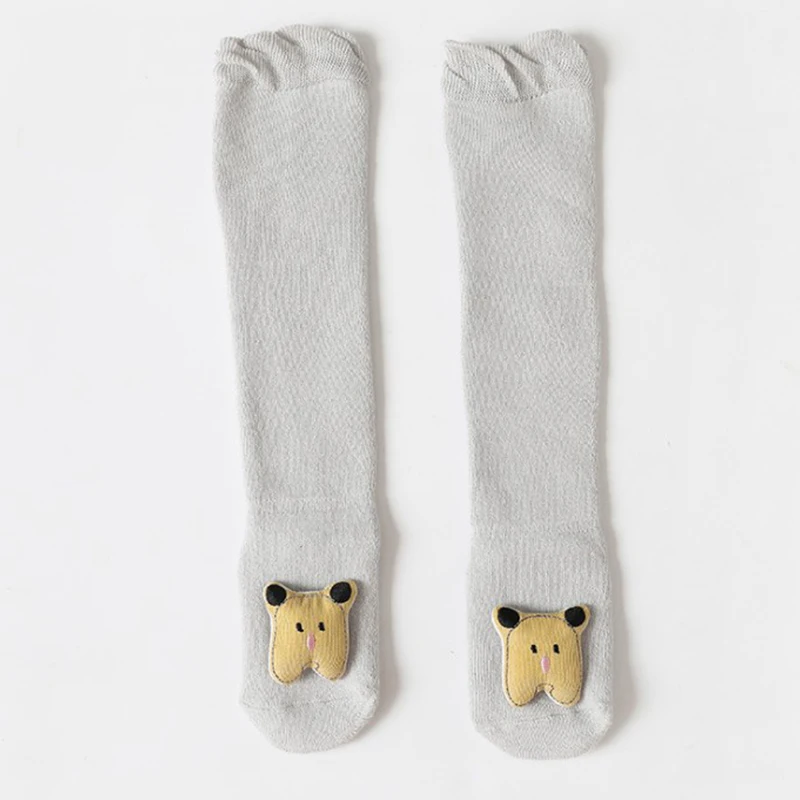 

(XY Long Tube Terry) Autumn And Winter Baby Terry Stockings Thickened Three-dimensional Cartoon Doll Baby Socks Newborn Stocking