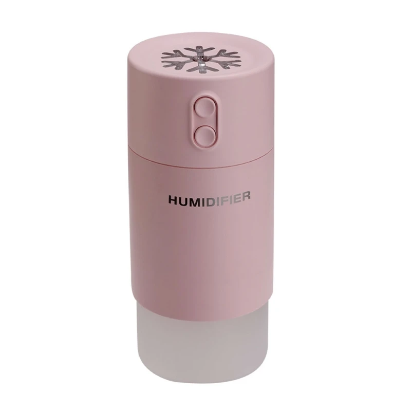 

H7JC Snowflake 1.2L Large Capacity Portable Desktop Air Humidifier USB Mist Maker Aroma Essential Oil Diffuser for Home Car