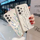 Чехол A51 для Samsung A32, силиконовый чехол, чехол для Galaxy A12, A21S, A52, A71, A72, A10S, A20S, A02, S21 Ultra, S21 Plus, A 32, задние крышки с цветами