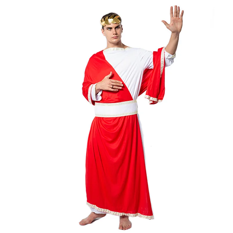 

Halloween Parliamentarian of Athens Cosplay Costumes Stage Performance Drama Clothing Ancient Greek Parliamentarian Outfits Rome