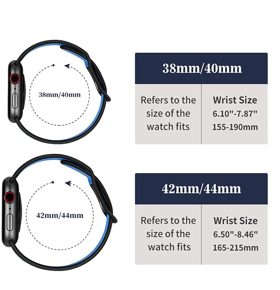 Silicone Strap For Apple Watch band 44mm 40mm 38mm 42mm 44 mm soft Breathable watchband correa bracelet iWatch 3 4 5 6 se band