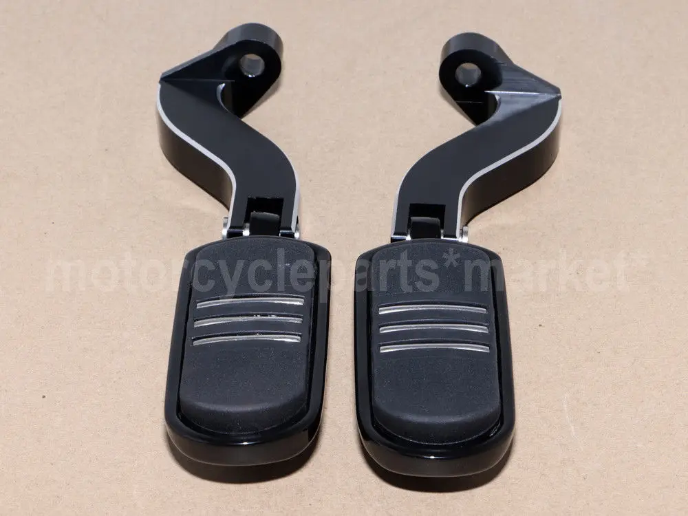 Rear Footpeg Footrest Foot Pegs Streamliner Pedals W/ Brackets For Harley Touring Road King Electra Glide 1996-2013 | Автомобили и