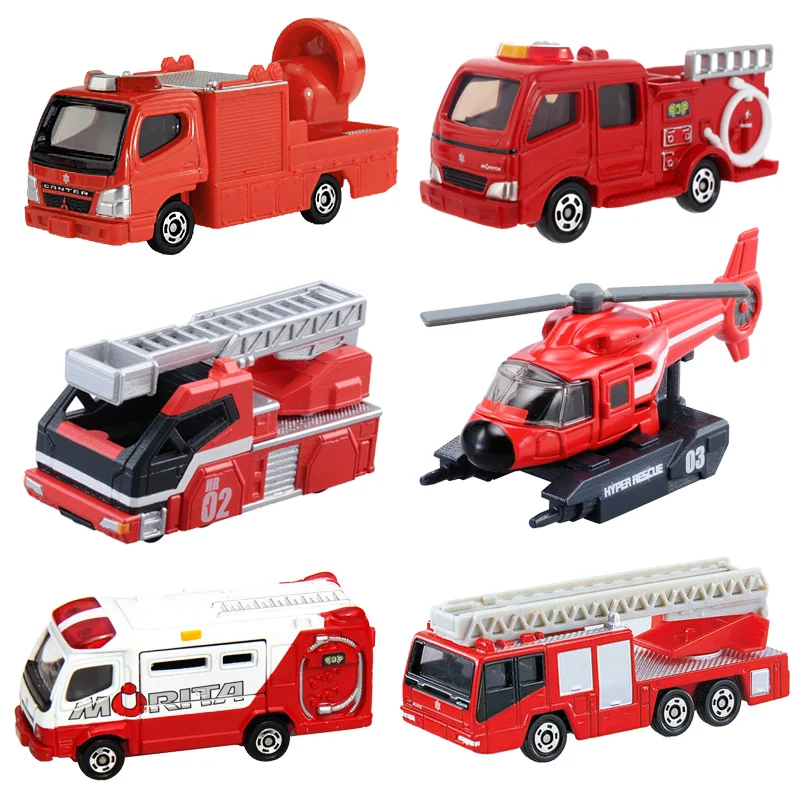 

Takara Tomy Tomica Alloy Car Model Kids Toy Ladder Fire Truck Ambulance Command Vehicle Collection Ornaments Christmas Gift