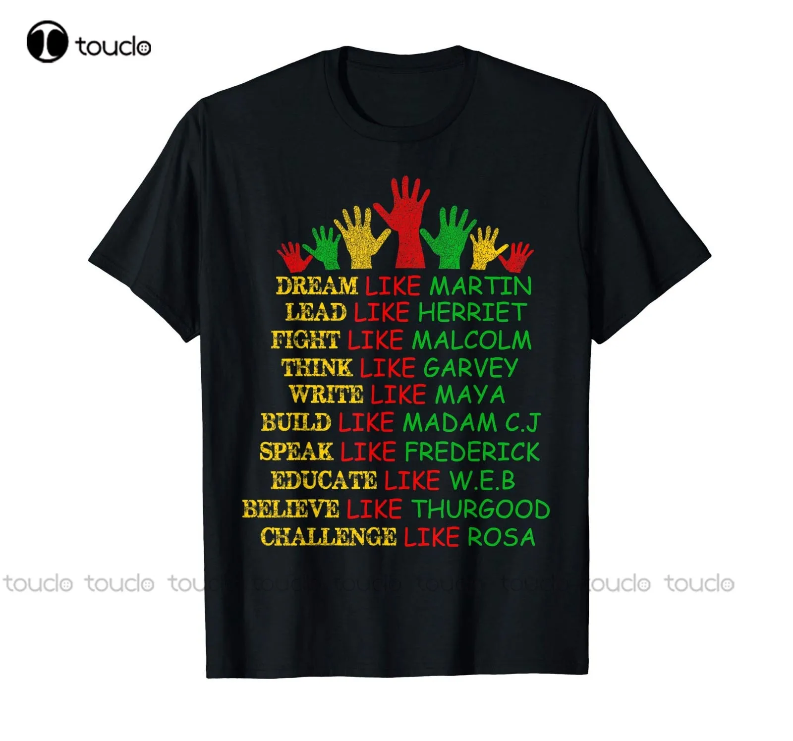 

Black History Month T Shirt Summer Short Sleeve Casual Men Outwears Popular Design Hip Hop Anime Male T Shirt Make Shirts