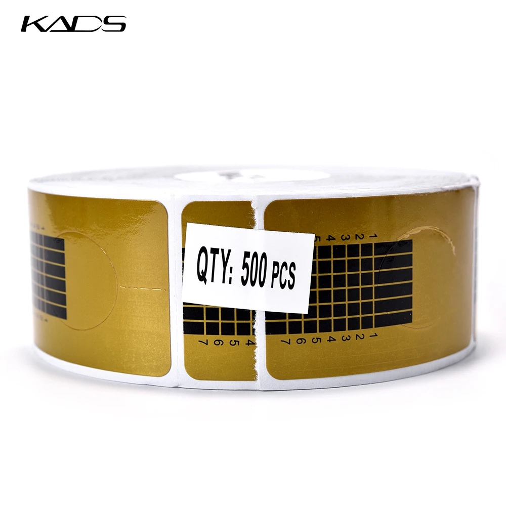 HOTSALE 500 шт. ногтей формы Золотой Ногтей Форма Art Совет Расширение Форм для