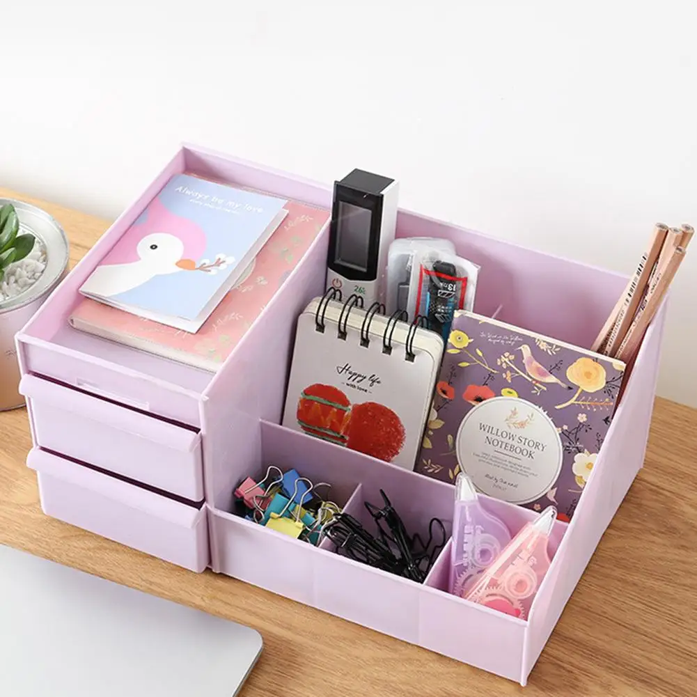 Скандинавские ящики для макияжа органайзер большая емкость косметическая