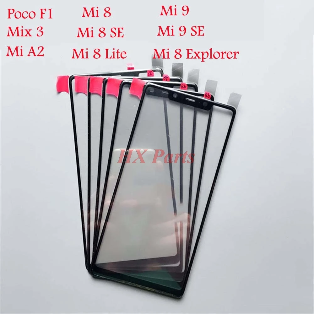 Оригинальные стеклянные линзы для Xiaomi Pocophone F1 Mi 8 SE Lite Mi9 9 Mix 3 6X A2 экран переднее