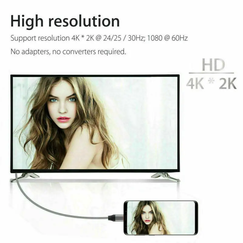 Кабель типа C к HDMI для samsung Note 10 9 8 S10 S9 S8 Plus 4K MHL type AV ТВ кабель адаптер | Электроника